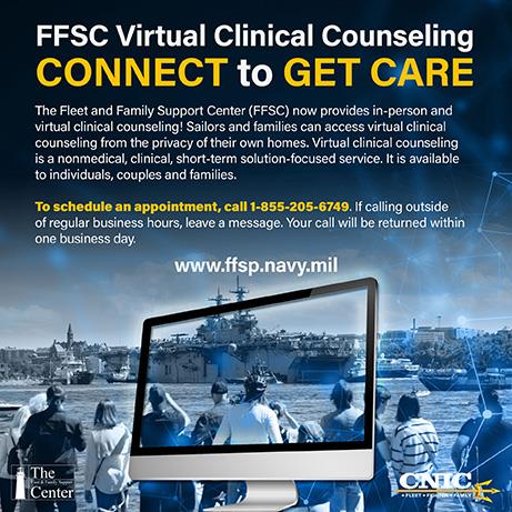 FFSC Virtual Clinical Counseling Connect to Get Care